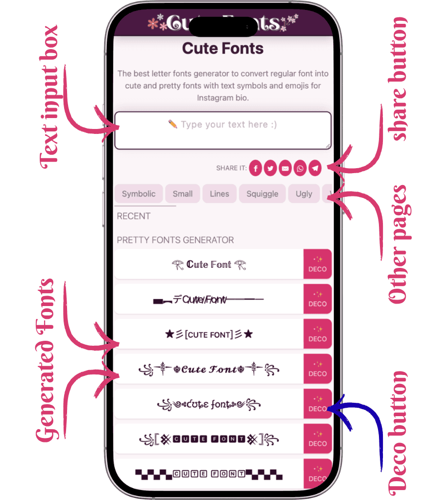 how-to-use-cute-fonts-generator